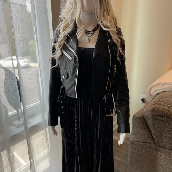 Michael Kors Learher Jacket Black - Picture 6 of 6